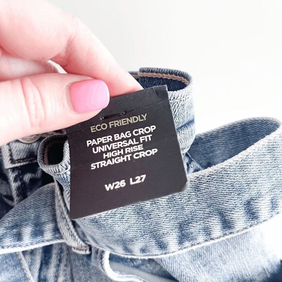 Silver Jeans Co. Womens Denim Pants High Rise Universal Fit Straight Blue Sz 26 - Picture 7 of 11